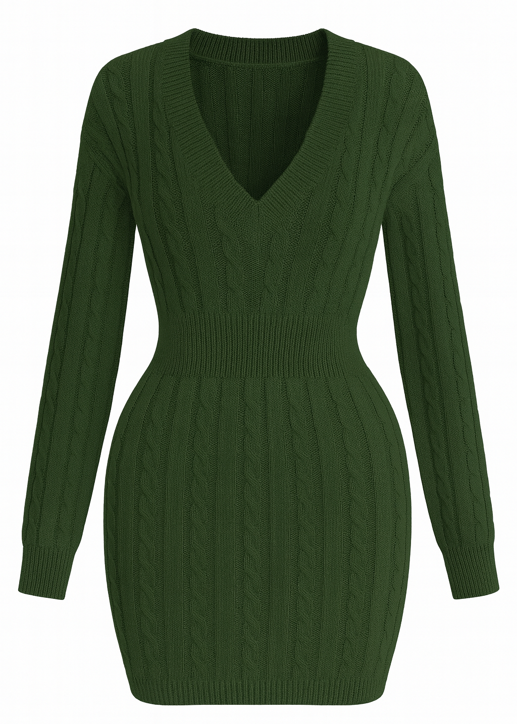 VESTIDO DE PUNTO CÁLIDO Y REFINADO