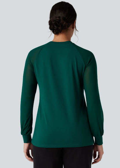 BLUSA CON CUELLO REDONDO