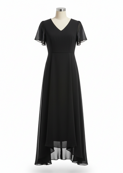 CAROLINA | VESTIDO MIDI CON CUELLO EN V