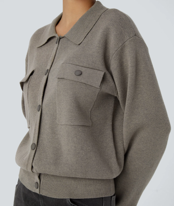 CAZADORA FORMAL DE BOTONES