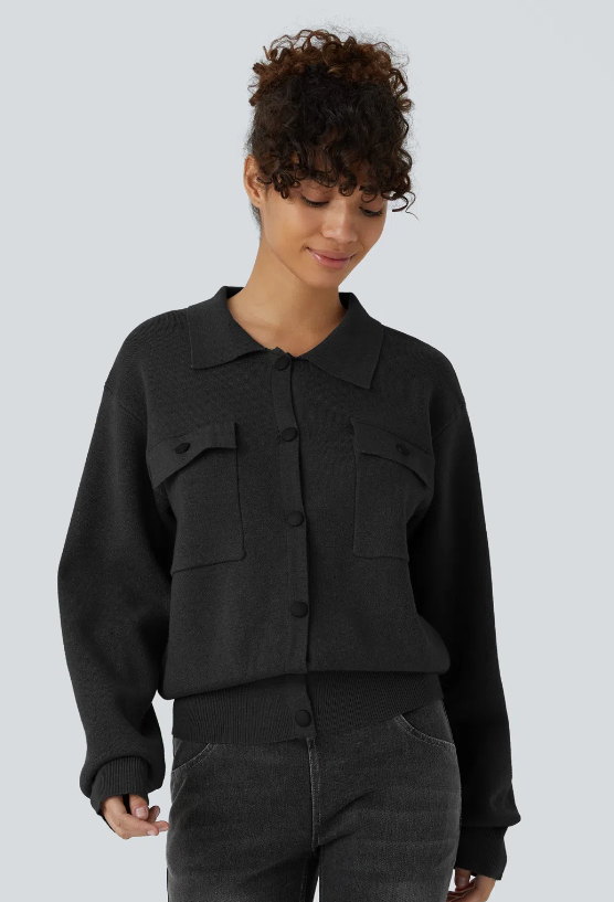 CAZADORA FORMAL DE BOTONES