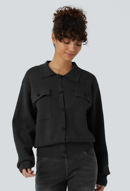 CAZADORA FORMAL DE BOTONES