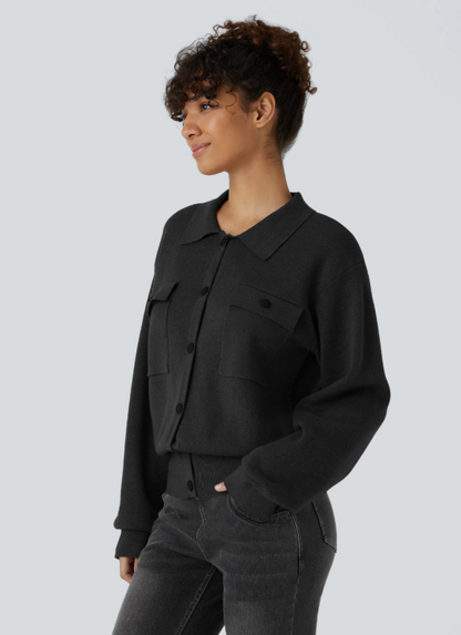 CAZADORA FORMAL DE BOTONES