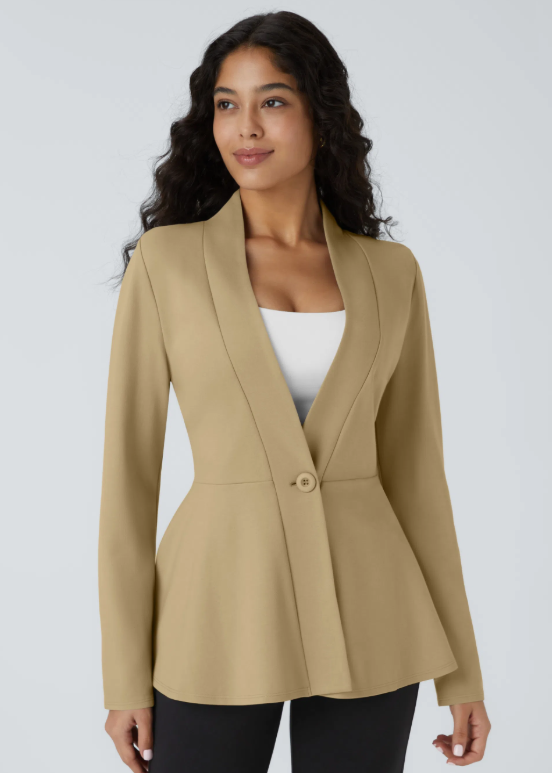 CAZADORA CUELLO V CON BOTONES