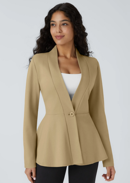 CAZADORA CUELLO V CON BOTONES