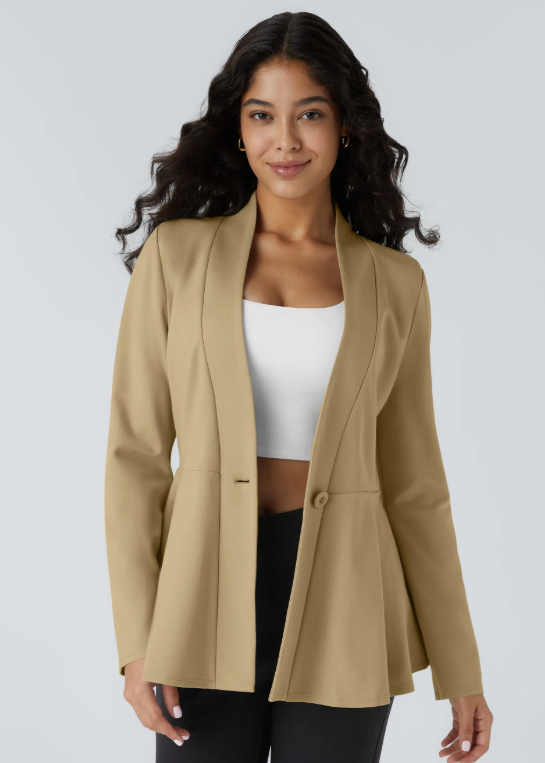 CAZADORA CUELLO V CON BOTONES