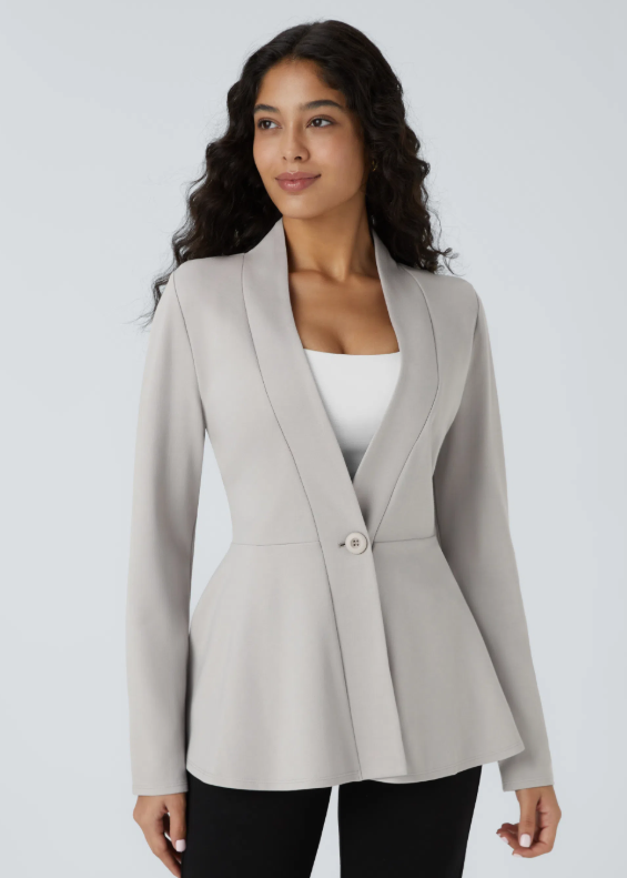 CAZADORA CUELLO V CON BOTONES