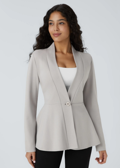 CAZADORA CUELLO V CON BOTONES