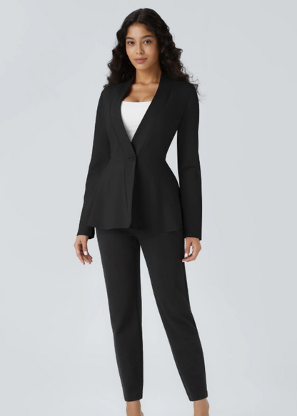 CAZADORA CUELLO V CON BOTONES