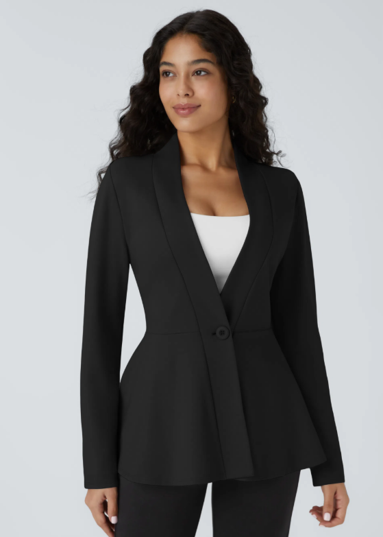 CAZADORA CUELLO V CON BOTONES