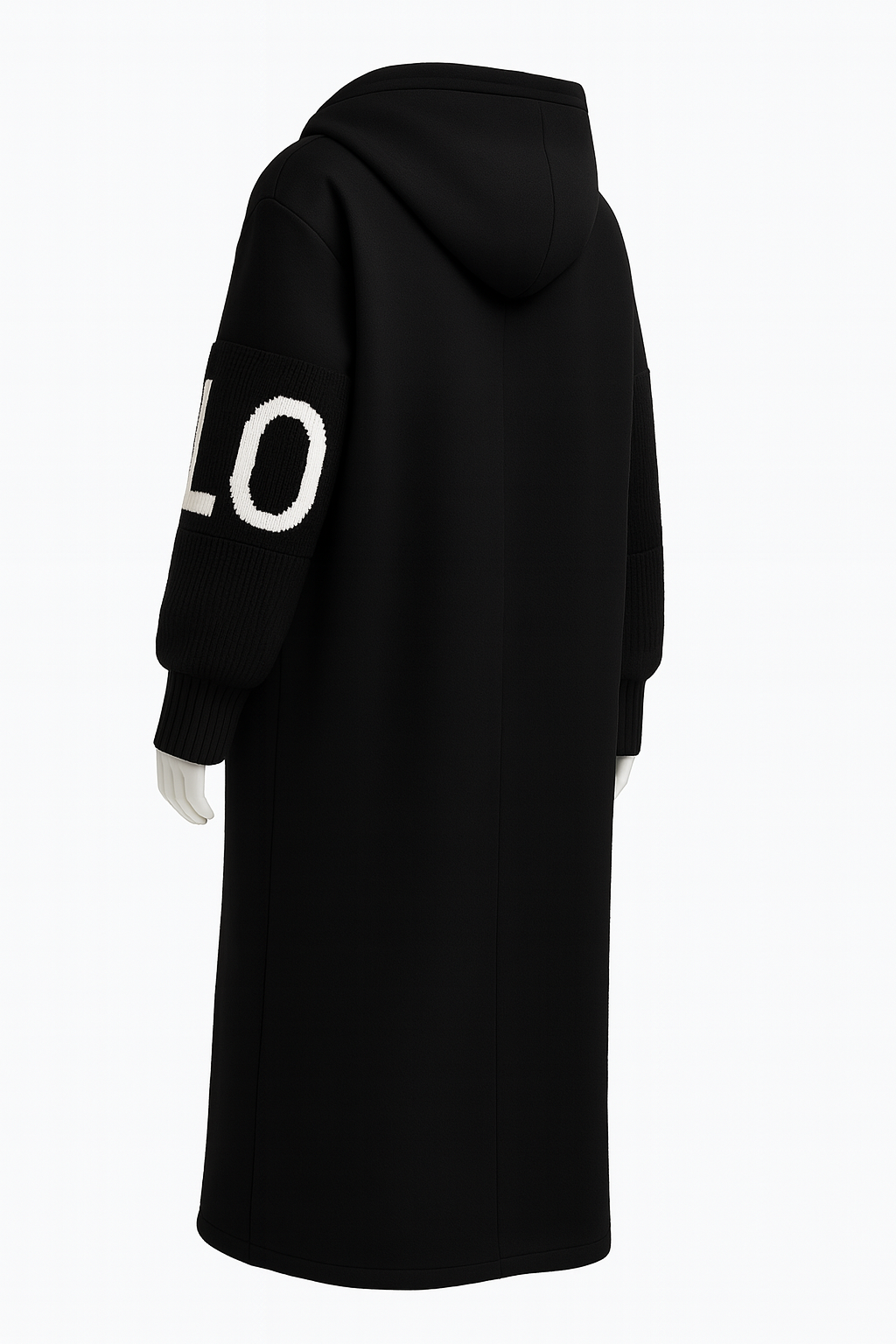 ELEGANTE ABRIGO CON CAPUCHA