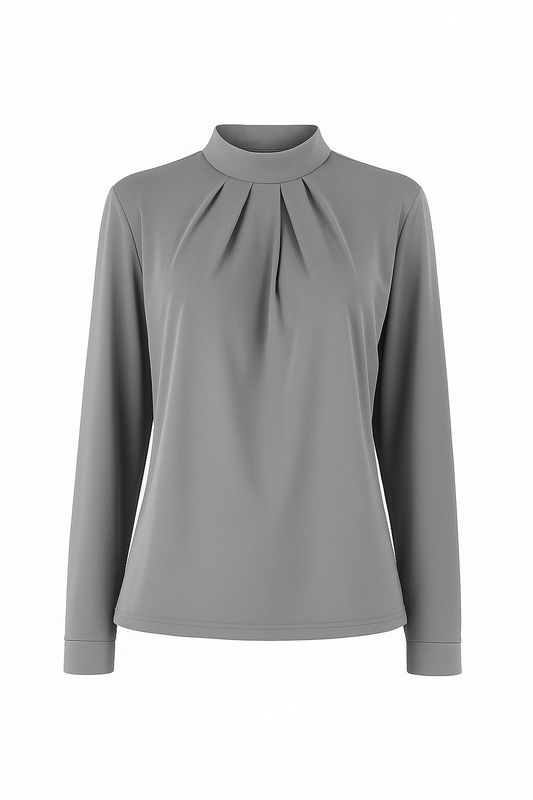 BLUSA CON CIERRE TRASERO