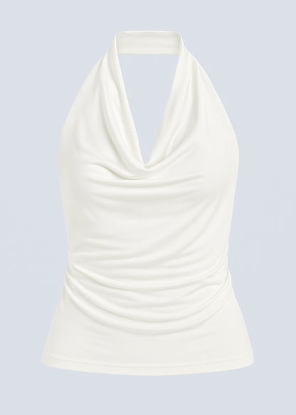 TOP SIN MANGAS CON CUELLO HALTER