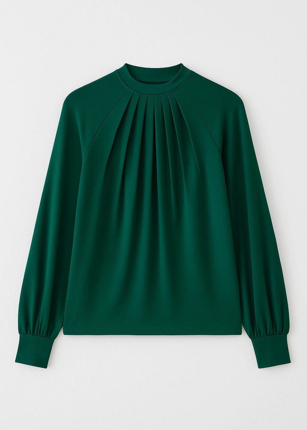 BLUSA CON CUELLO REDONDO