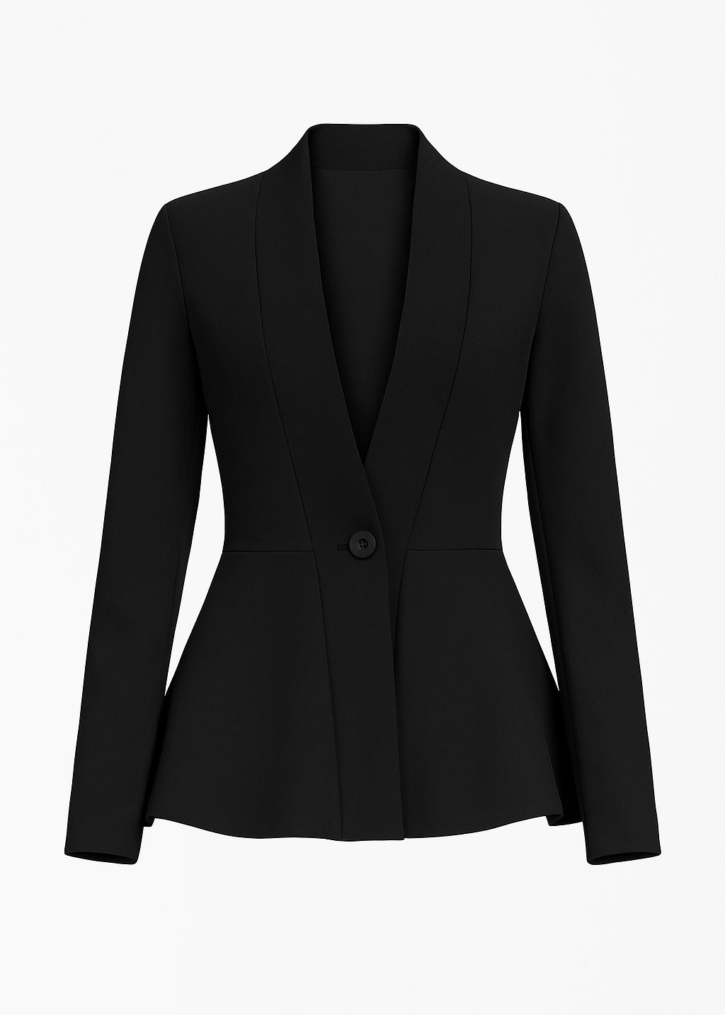 CAZADORA CUELLO V CON BOTONES