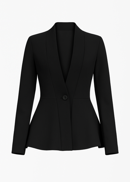 CAZADORA CUELLO V CON BOTONES