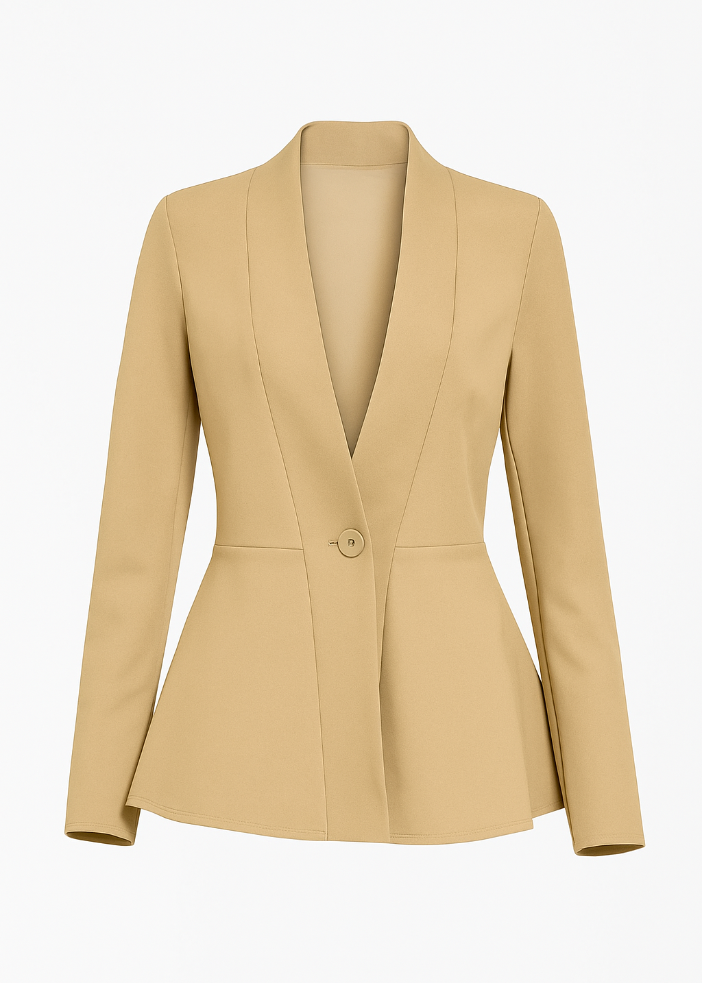 CAZADORA CUELLO V CON BOTONES