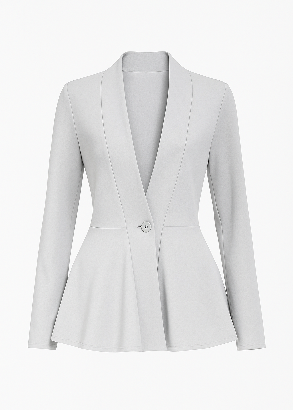 CAZADORA CUELLO V CON BOTONES