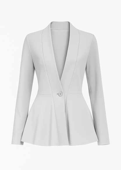 CAZADORA CUELLO V CON BOTONES