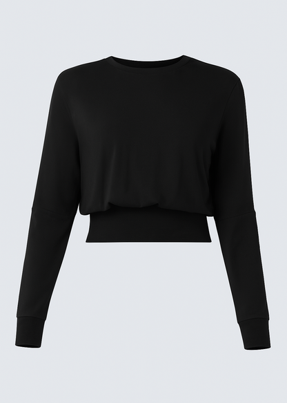 CAMISETA LARGA CON CUELLO REDONDO