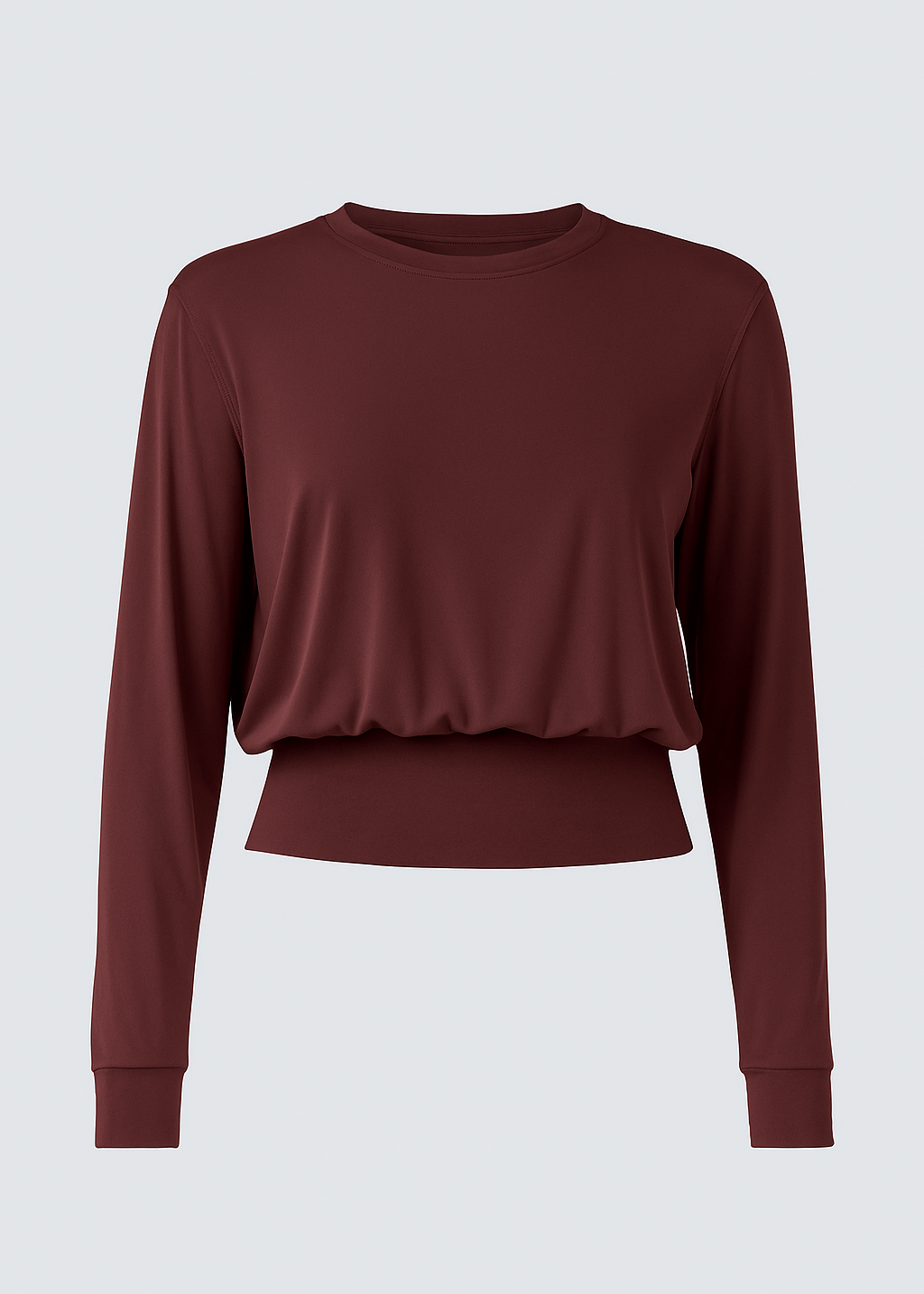 CAMISETA LARGA CON CUELLO REDONDO