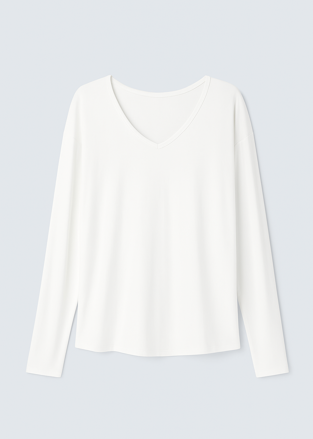 CAMISETA CUELLO V PARA MUJER