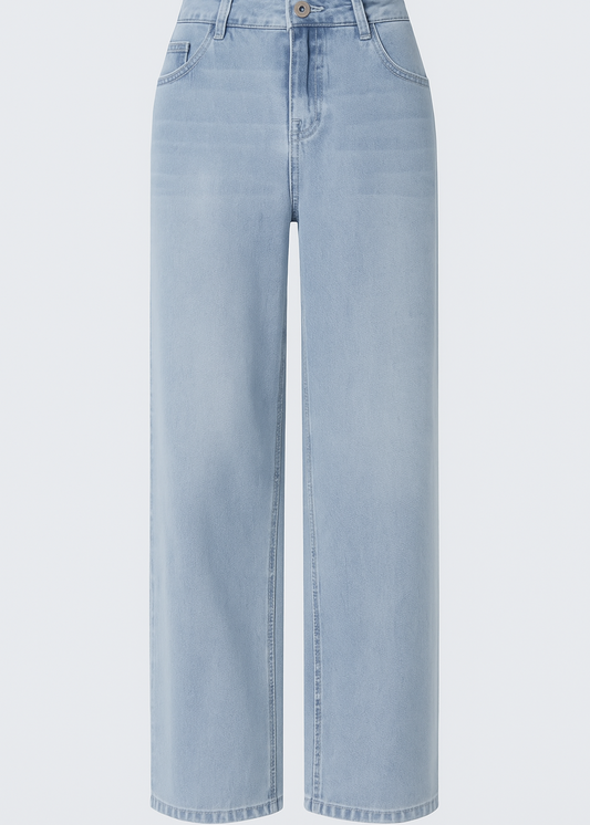 VAQUEROS DE CORTE ANCHO PARA MUJER