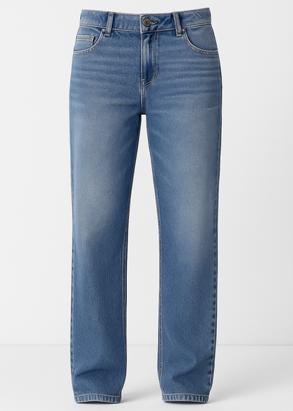 VAQUEROS CON CORTE RECTO PARA MUJER