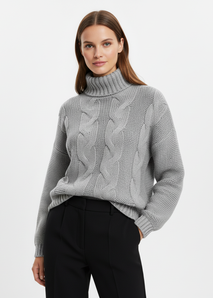 JERSEY DE CUELLO ALTO HOLGADO