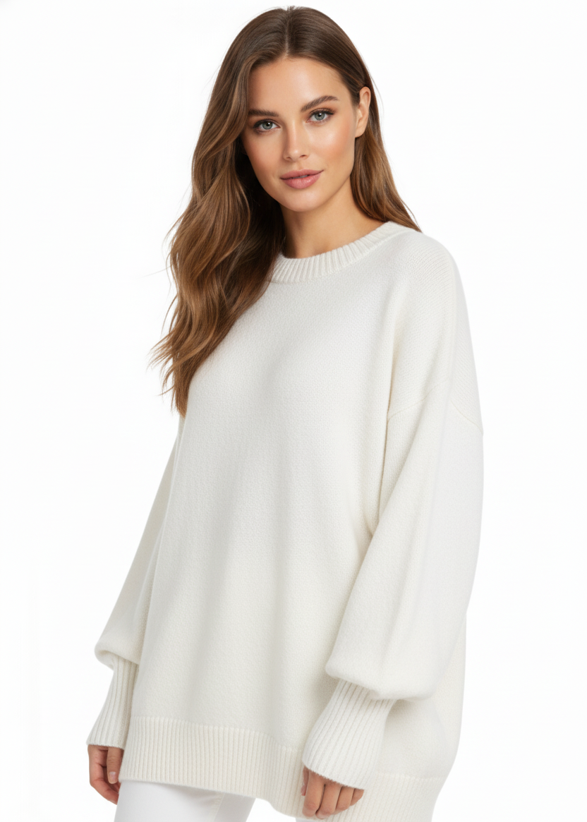 SUÉTER OVERSIZE DE LANA