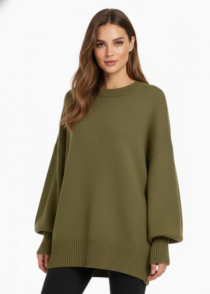 SUÉTER OVERSIZE DE LANA