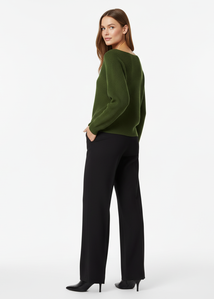 SUÉTER CON CUELLO RECTO