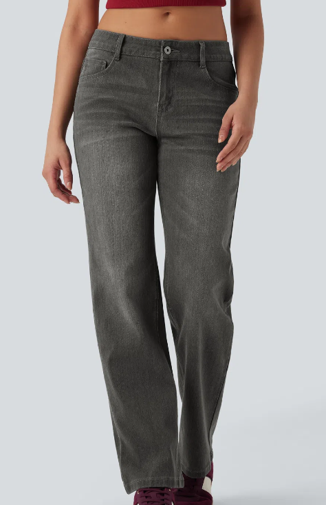 VAQUEROS CON CORTE RECTO PARA MUJER