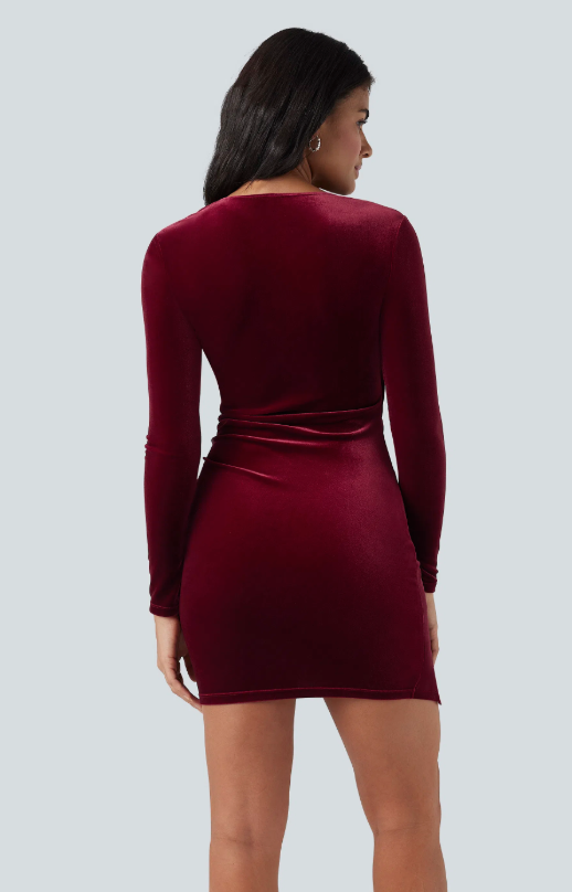 VESTIDO DE NOCHE DE TERCIOPELO