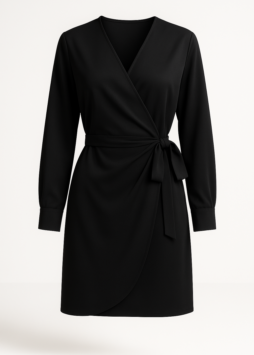 VESTIDO NEGRO DE MANGA LARGA