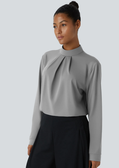 BLUSA CON CIERRE TRASERO