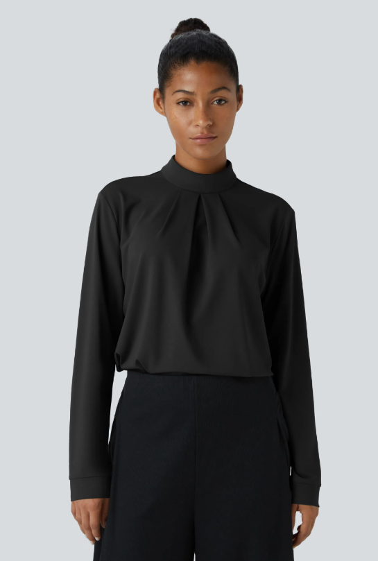 BLUSA CON CIERRE TRASERO