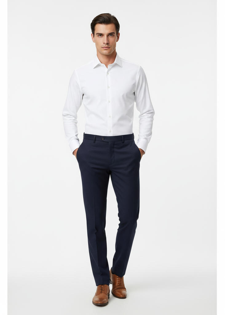 CAMISA AJUSTADA ANTIARRUGAS