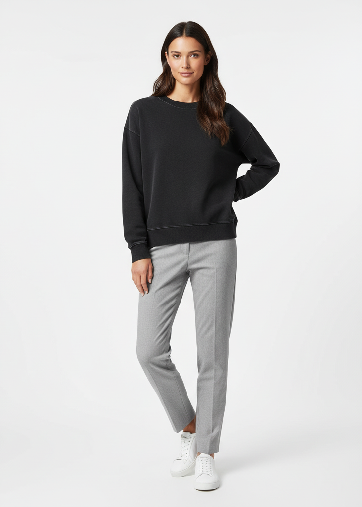 SUDADERA SIN CAPUCHA BÁSICA