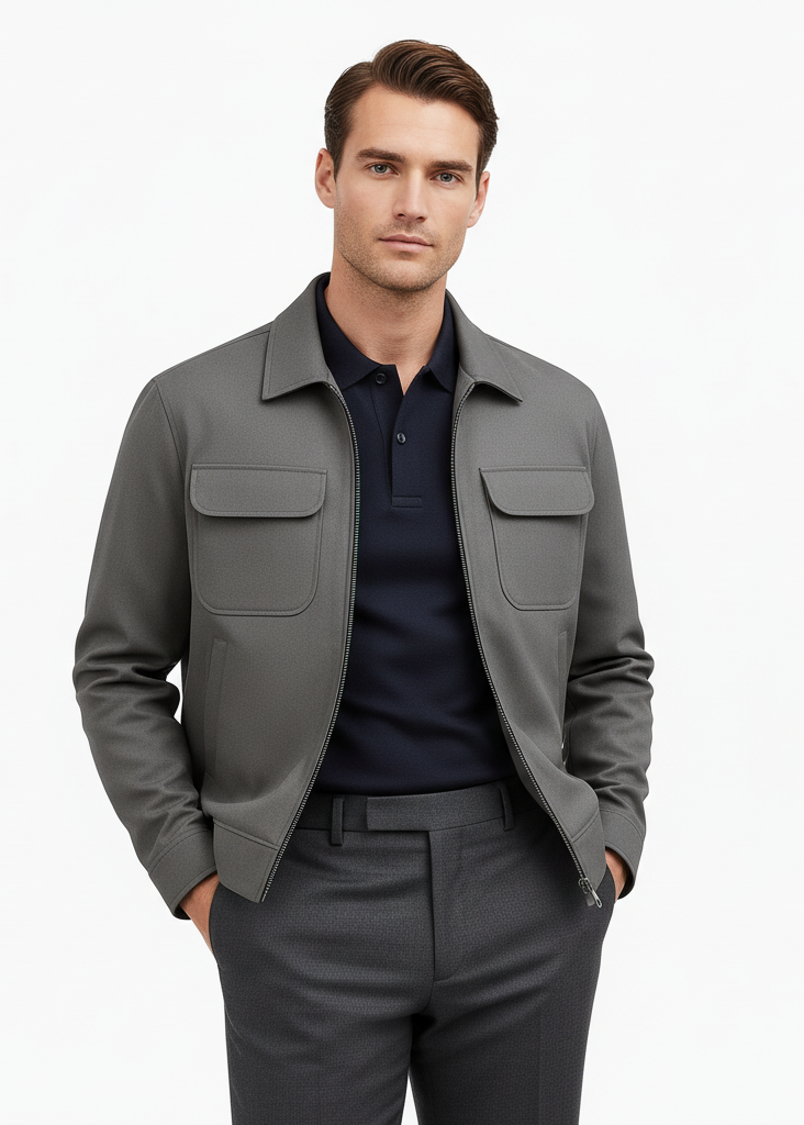 CHAQUETA CROPPED PARA HOMBRE