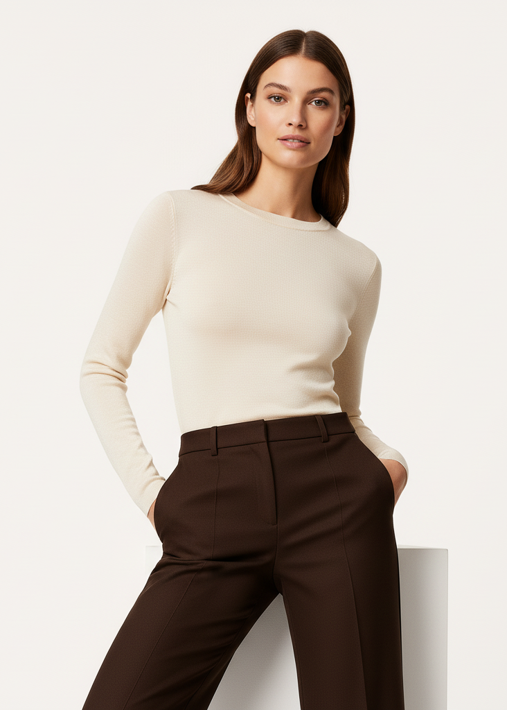 PANTALÓN CLÁSICO DE CORTE RECTO