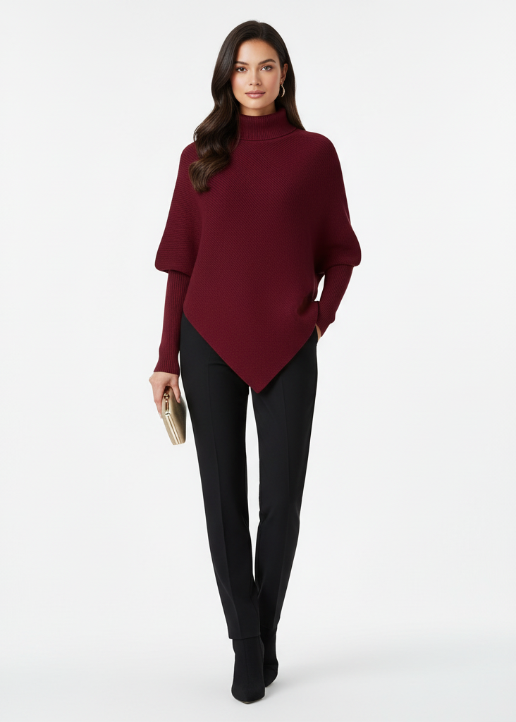 JERSEY DE PUNTO CON CUELLO ALTO