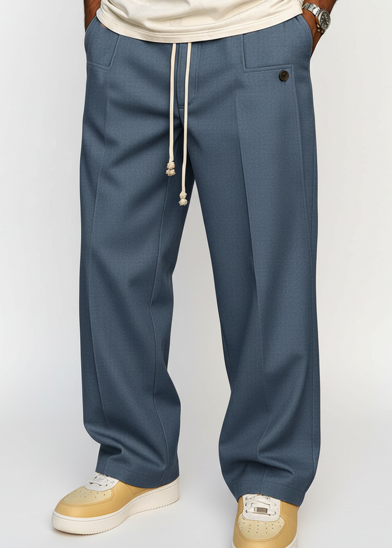 PANTALONES CASUALES CON CORDÓN AJUSTABLE