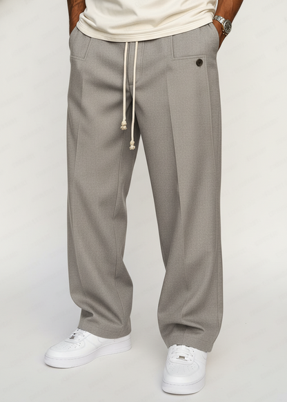 PANTALONES CASUALES CON CORDÓN AJUSTABLE